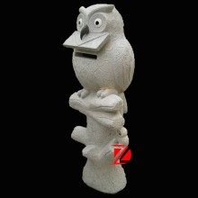 animal shape natural stone mailbox