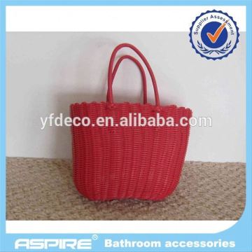 colored plastic laundry baskets