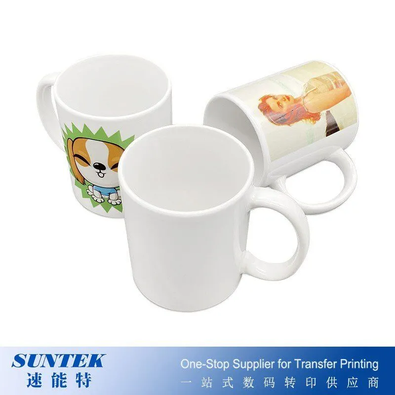 Personalized 11oz Sublimation Blanks Custom White Coffee Mugs