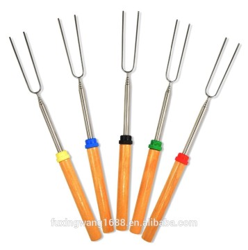 hot dog extendable grill fork disposable fork