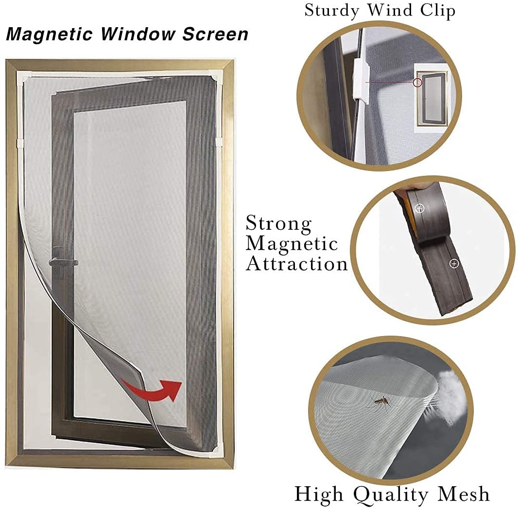 DIY Magnetic  Insect Fly Screen For Window  Curtain Screen