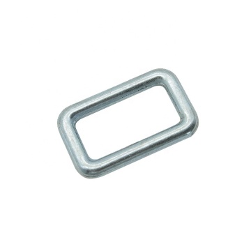 Custom Forged D Ring Factory Price - Yellow/White Zinc Square Lashing Ring