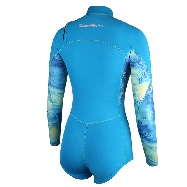 Traje húmedo de surf Seaskin de 2 mm para mujer, flexible