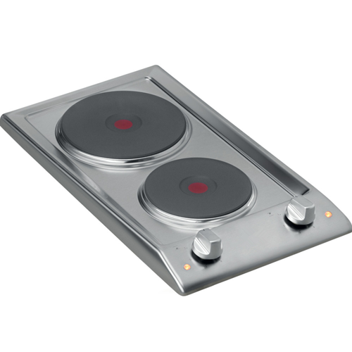 INDESIT 2 Zone Electric Hobs 30 cm in acciaio inossidabile