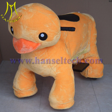 Hansel coin operated plush motorized riding animals