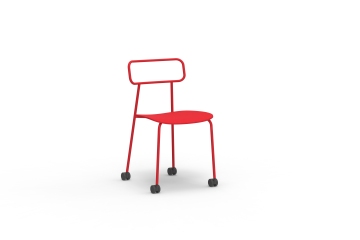 Contemporary Steel Frame Stackable Dining Restaurant Chairs