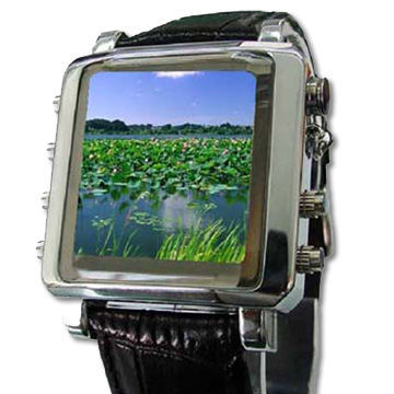 MP4 Watch Player dengan pemutar musik, Digital Watch, perekam suara dan FM mobil RadioNew