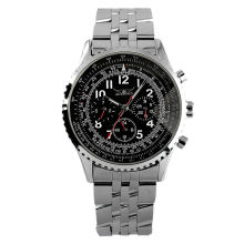 New Gents Self-Wind Up Mechanical Black Watch WM144