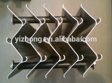 Aluminum profile for water retaining plate