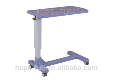 T03 movable dining table for hospital over bed table