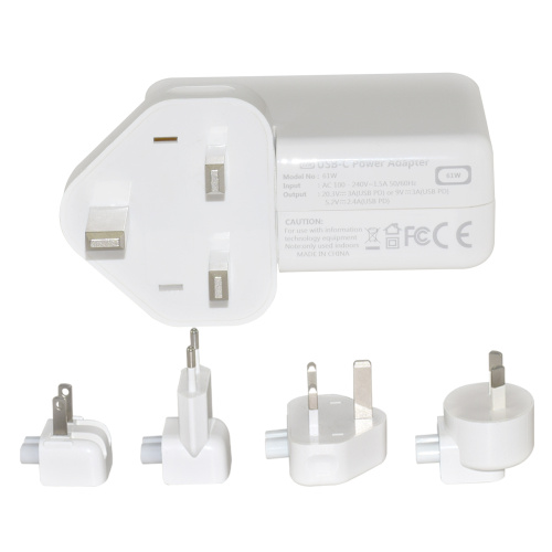 USB-C Laptop Charger 61w PD Charger para Apple