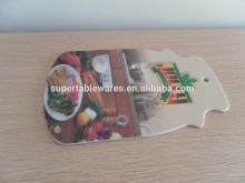 100% melamine breakfast board 25.3*16.2*0.4cm