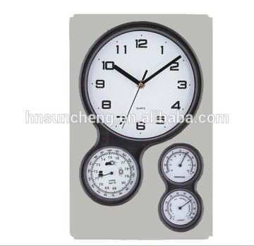 large decorative wall clock with clock hands