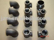 black cast iron pipe fitting