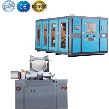 Small electric metal melt furnace for copper