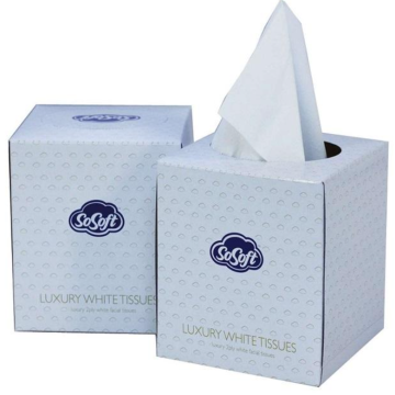 Luxuriously Soft Durable and Strong Cube Facial Tissue