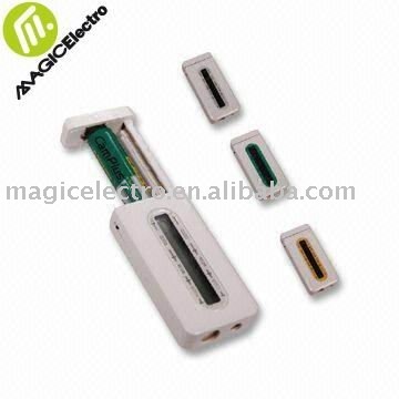 Battery Condition Checker with LCD Panel, Measuring 80 x 38 x 15mm