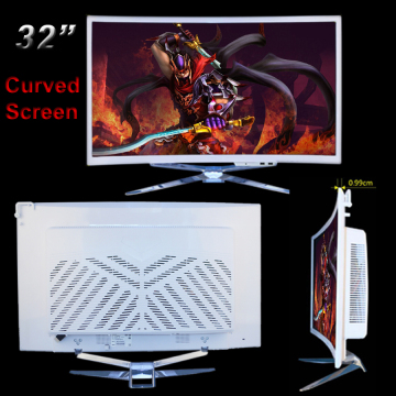 Cheap China bulk computer case with 32" LED monitor and motherboard