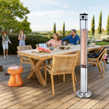 Bromic Patio Heater: 2000W Electric Heater with 3 Power Levels for Quick Heat