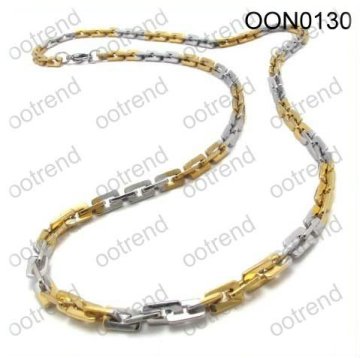 Stainless Steel cuban chain men necklace ,silver cuban men necklace