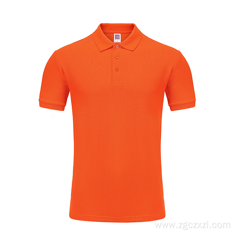 Men's Breathable Solid Polo Business Polo Shirt
