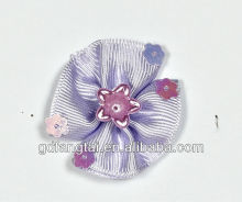 purple curling ribbon hair bows pre tied ribbon bows