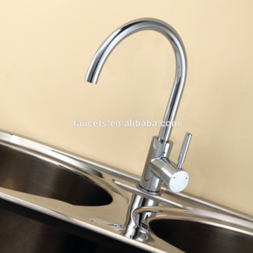 Factory Wholesales Chrome Finish Brass Kitchen Taps