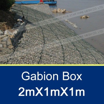 80*100mm/100*120mm Gabion Box For Bridge Protection