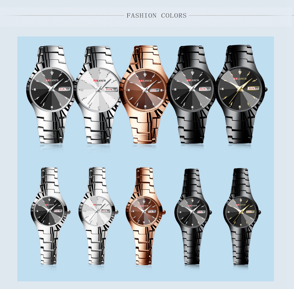 ARLANCH A316 Watch Men Brand Hot Sport Luxury Tungsten Steel Strap Wrist Waterproof Business Quartz watches Fashion Casual