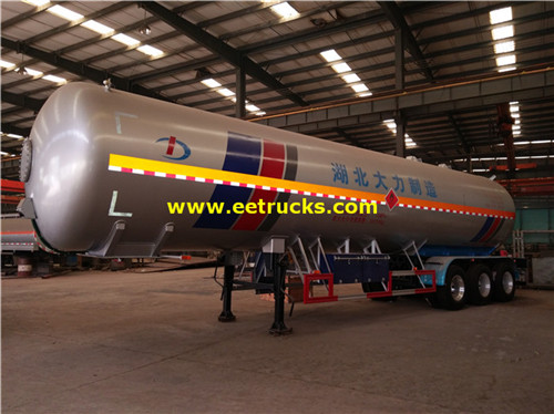 60000L 25ton LPG Trailers Uwasilishaji