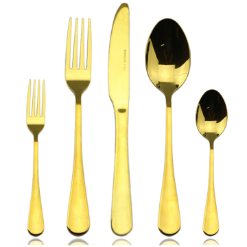 Gold plated flatware wholesale, bulk gold flatware, gold plated flatware set