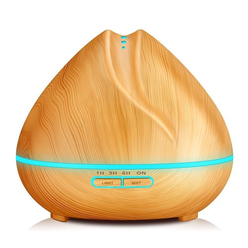 300ml Aromatherapy Diffuser with Wood Grain
