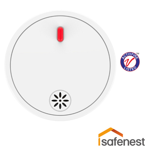 wireless smoke detector low-battery warning