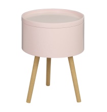 Solid Wood Coffee Tables: 38cm Wide Fashionable Small Side Tables with Elegant Solid Legs