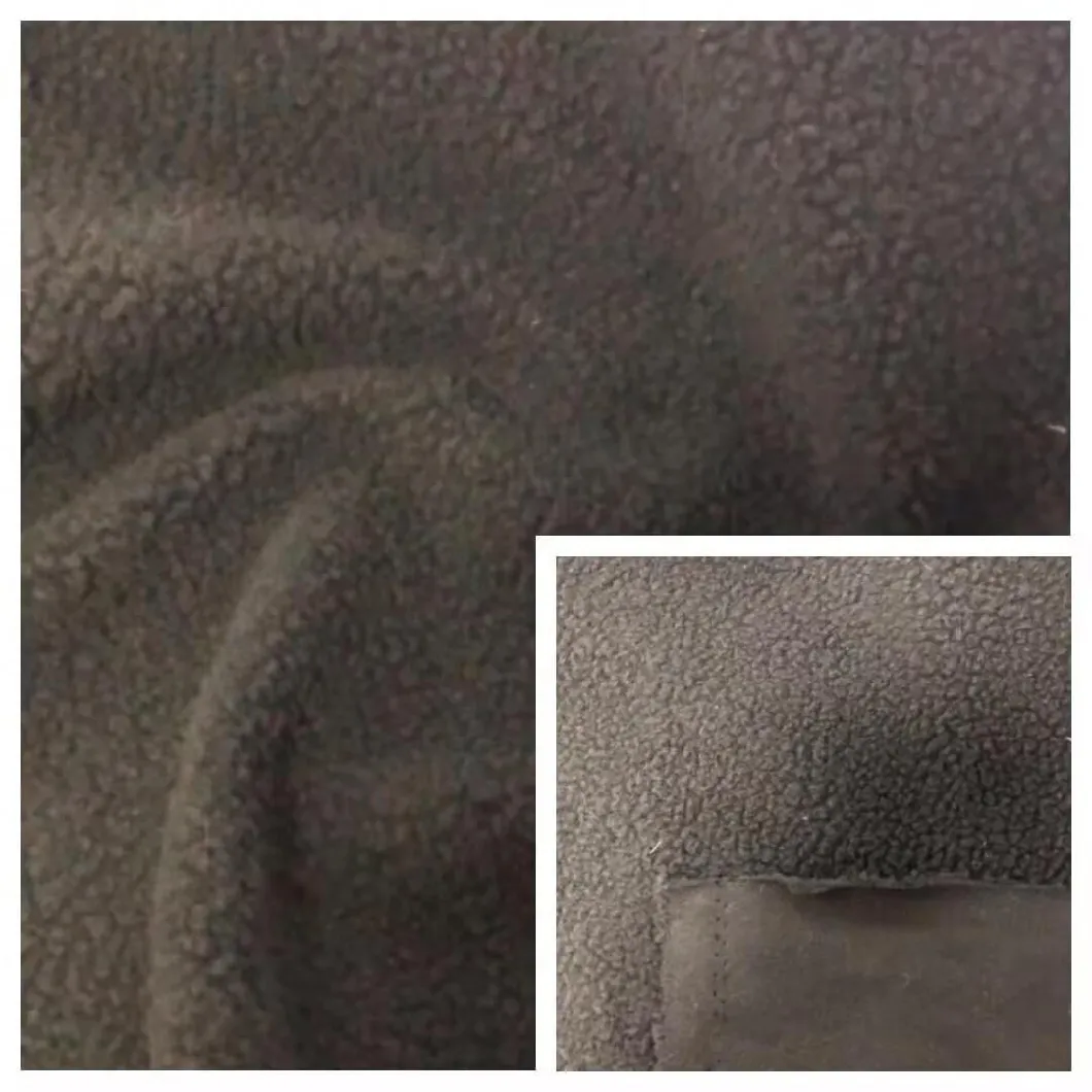 Polyester 100% Polyester Single Lambswool (Berbère en molleton) Tissu en tricot