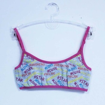 Cotton Spandex Breathable Cartoon Cute Teenager Bra