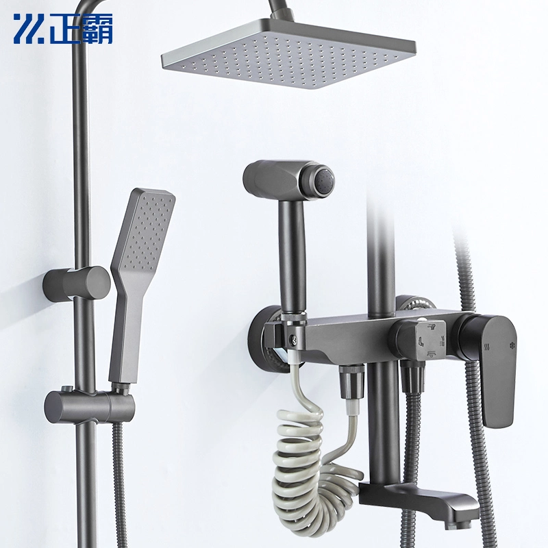 Factory Price High Pressure Constant Temperature Complete Shower Set with Shower Head