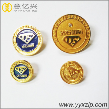 Custom metal crafts round label pin badge