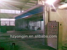 Track double curtain steel fire shutter door/YongJin