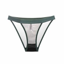 Transparent Mesh Thongs for Women