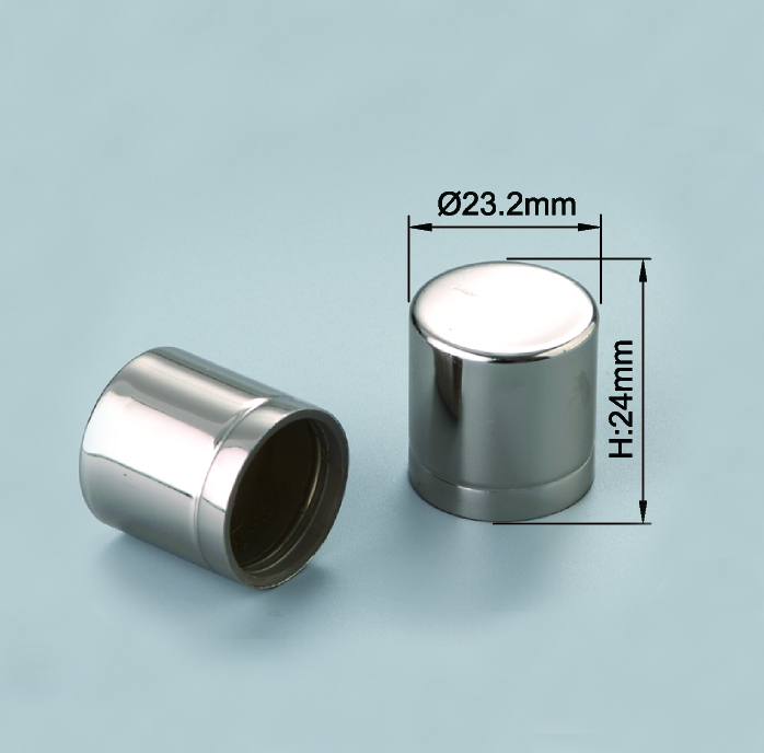 Square Silver Golden Perfume Cover Cap Square Silver Golden Perfume Cover Cap