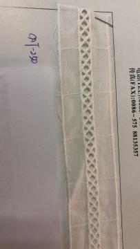 Pinhole Trims Cotton Embroider Fabric