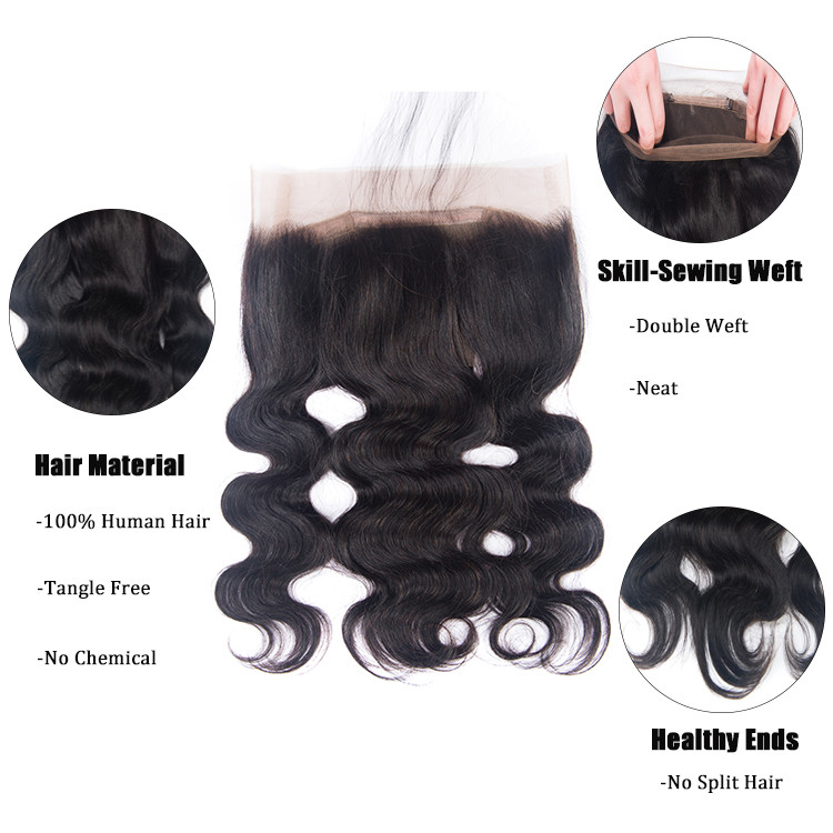 Usexy Best Selling Remy Brazilian Hair Weave Body Wave Bundles With 360 Lace Frontal