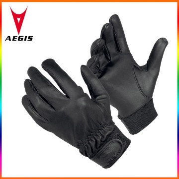 Long Finger work gloves leather winter black leather gloves and leather safety gloves