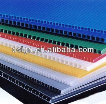 eco-friendly durable coroplast polypropylene pp corrugated boards/pp plastic hollow sheet