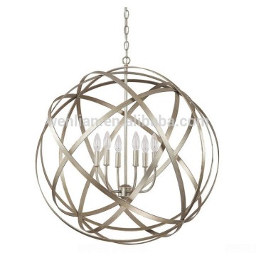 Round candelabra/industrial candle light/vintage iron candle light