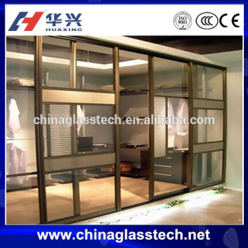 Sound/heating insulating hollow glass aluminium door