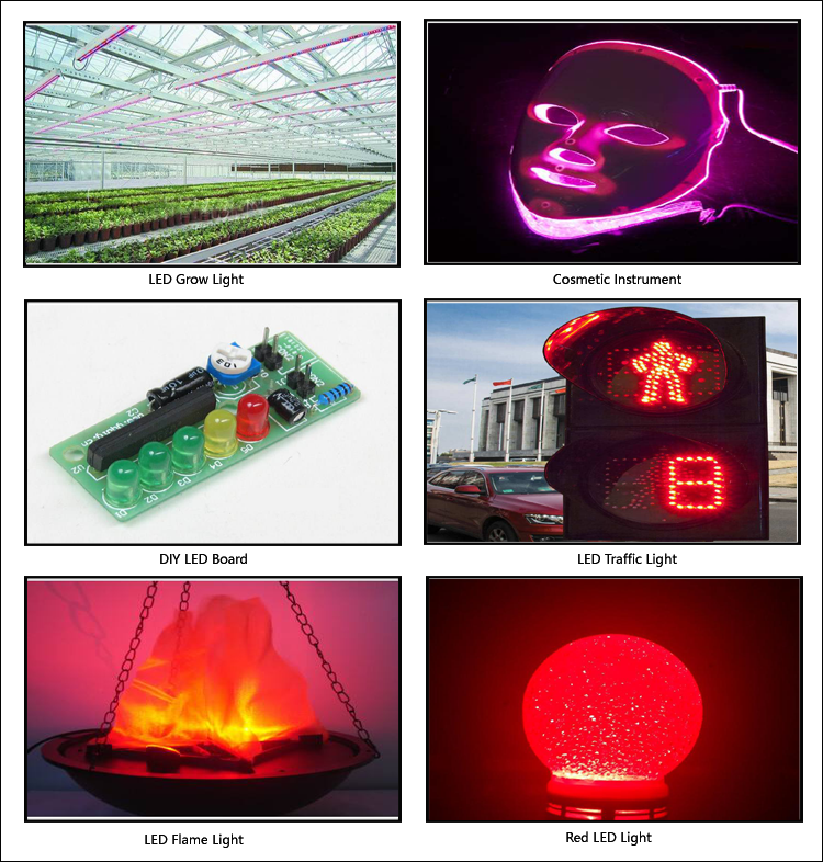 smd 5050 3chips 660nm led application