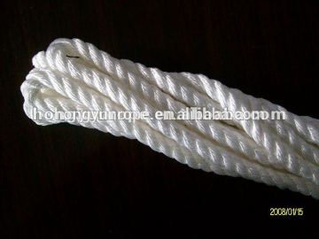 Nylon Rope for sale, 3 strand twisted Nylon rope