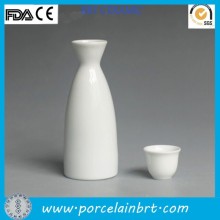 Japanese style sake cup wine pot ceramic white Wine Set